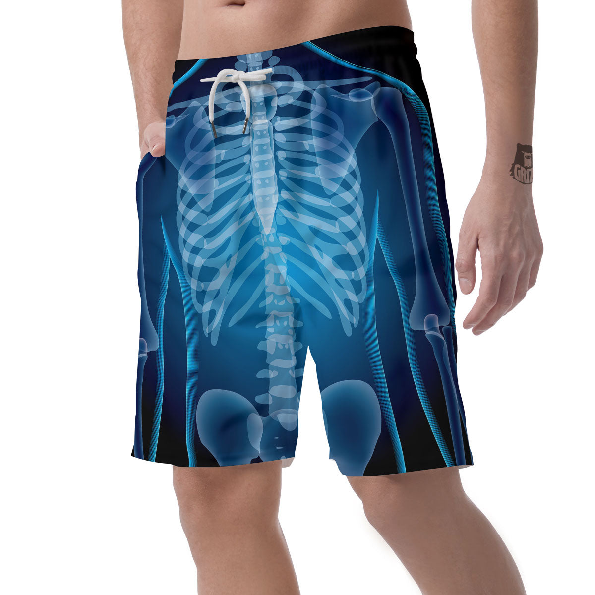 X-Ray Film Radiologist Print Men's Shorts-grizzshop