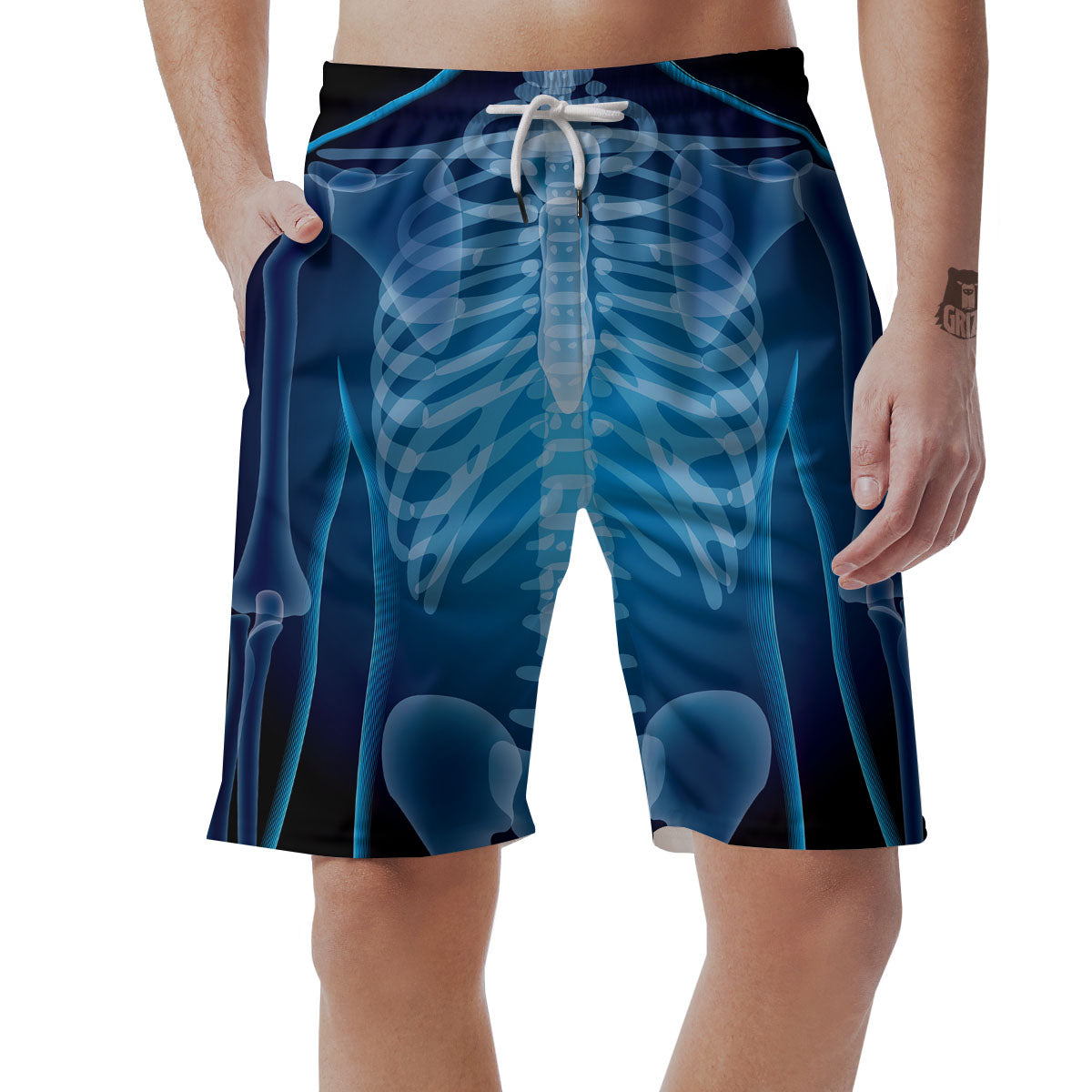 X-Ray Film Radiologist Print Men's Shorts-grizzshop