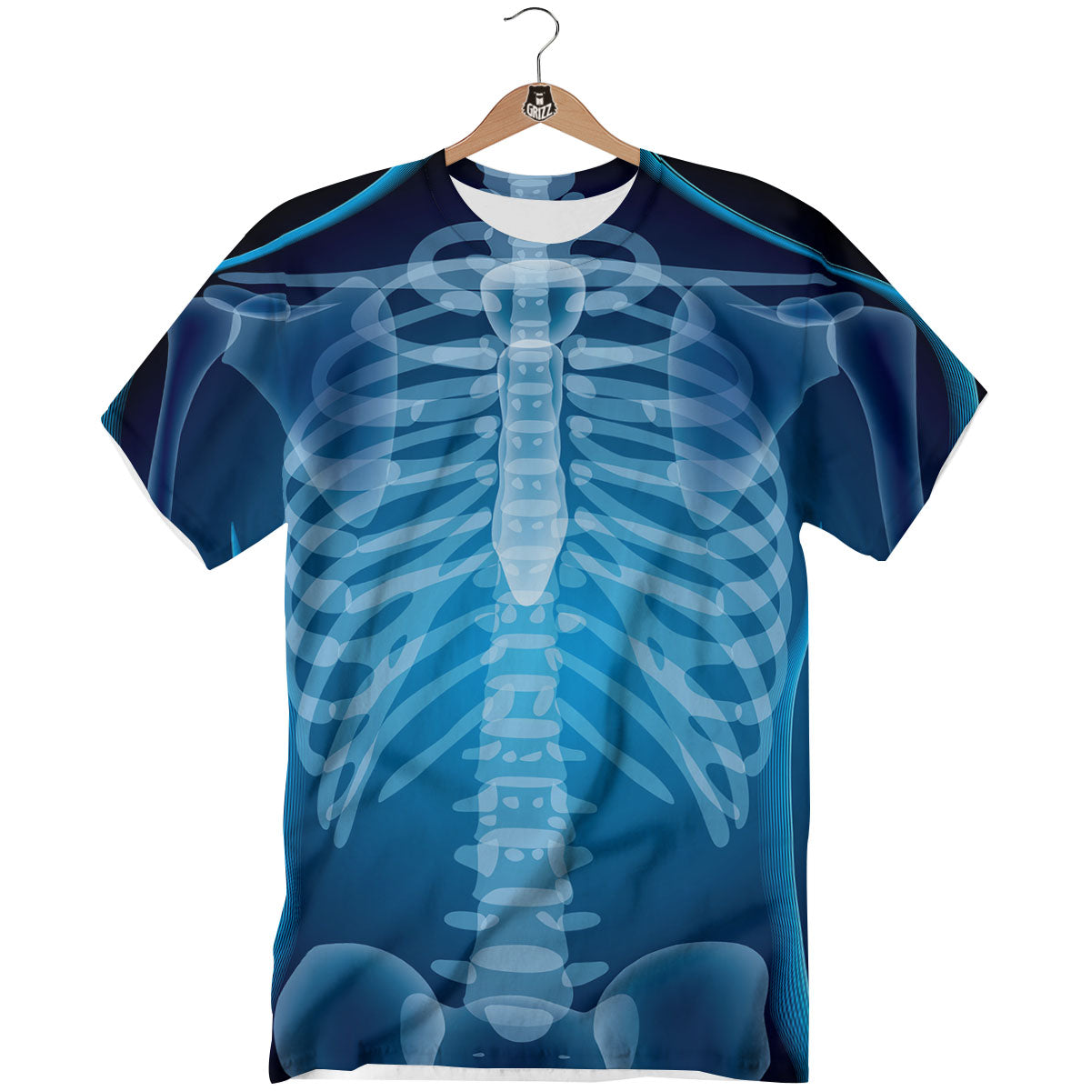X-Ray Film Radiologist Print T-Shirt-grizzshop