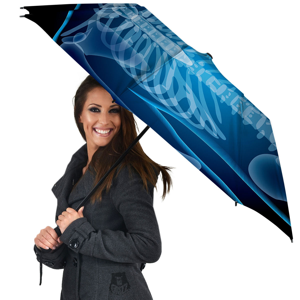 X-Ray Film Radiologist Print Umbrella-grizzshop