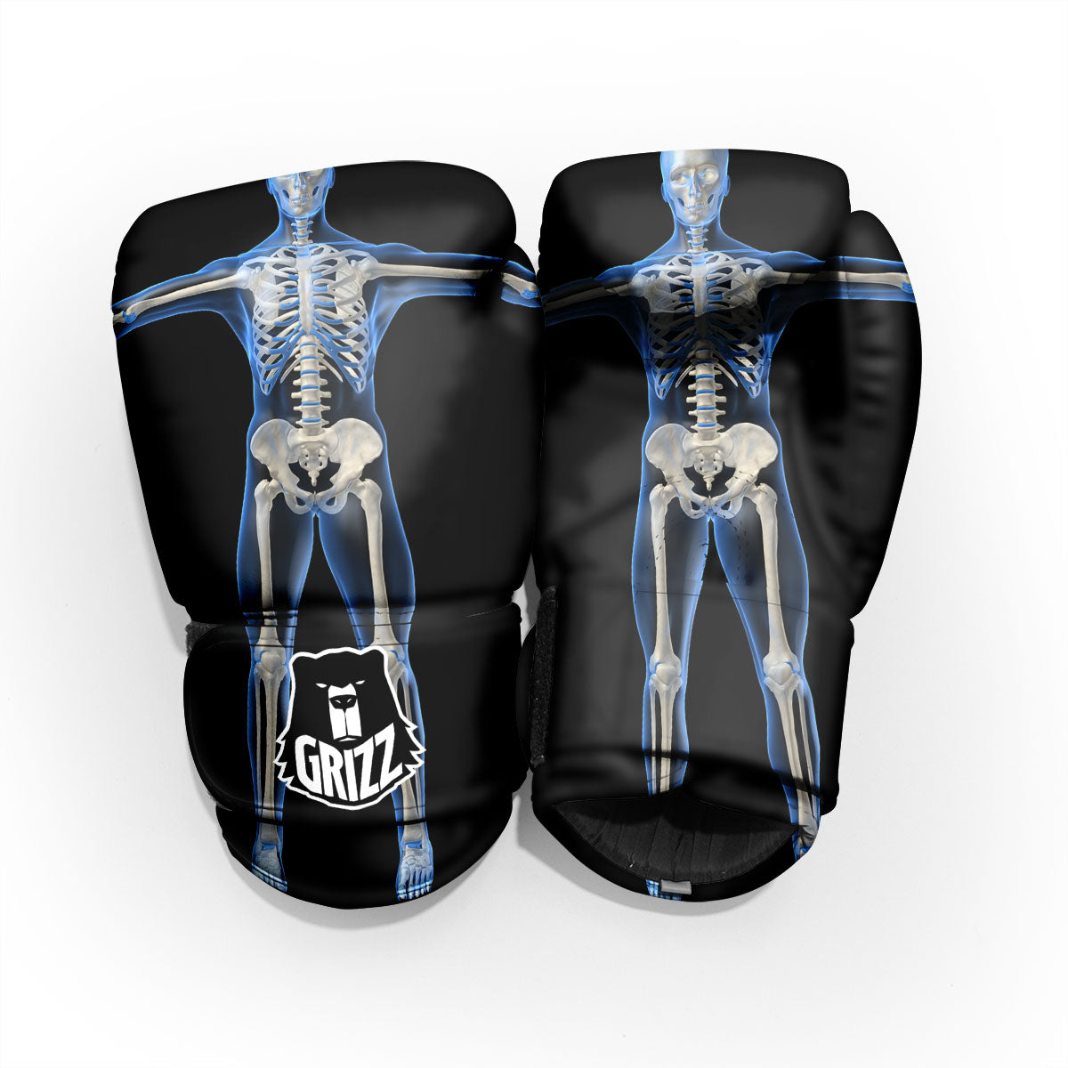 X-Ray Human Skeleton Print Pro Boxing Glove