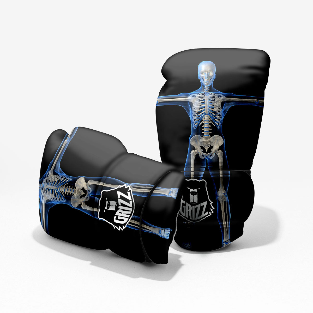 X-Ray Human Skeleton Print Pro Boxing Glove