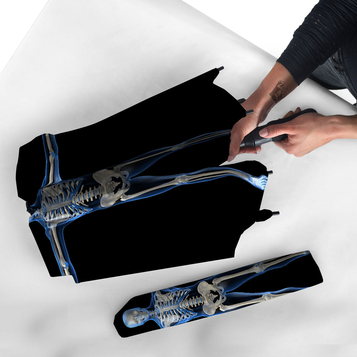 X-Ray Human Skeleton Print Umbrella-grizzshop