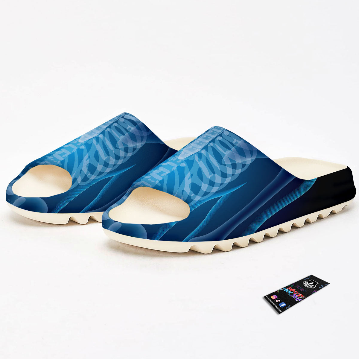 X-Ray Film Radiologist Print Sandals-grizzshop