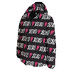 XOXO Valentine's Day Print Pattern Down Jacket-grizzshop