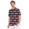 XOXO Valentine's Day Print Pattern Men's Golf Shirts-grizzshop