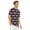 XOXO Valentine's Day Print Pattern Men's Golf Shirts-grizzshop