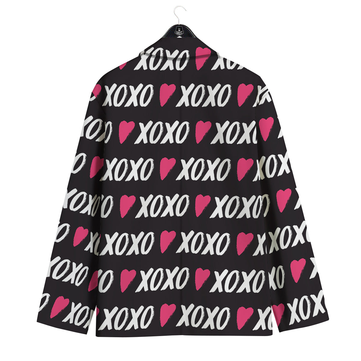 XOXO Valentine's Day Print Pattern Men's Sport Coat-grizzshop