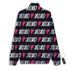 XOXO Valentine's Day Print Pattern Track Jacket-grizzshop