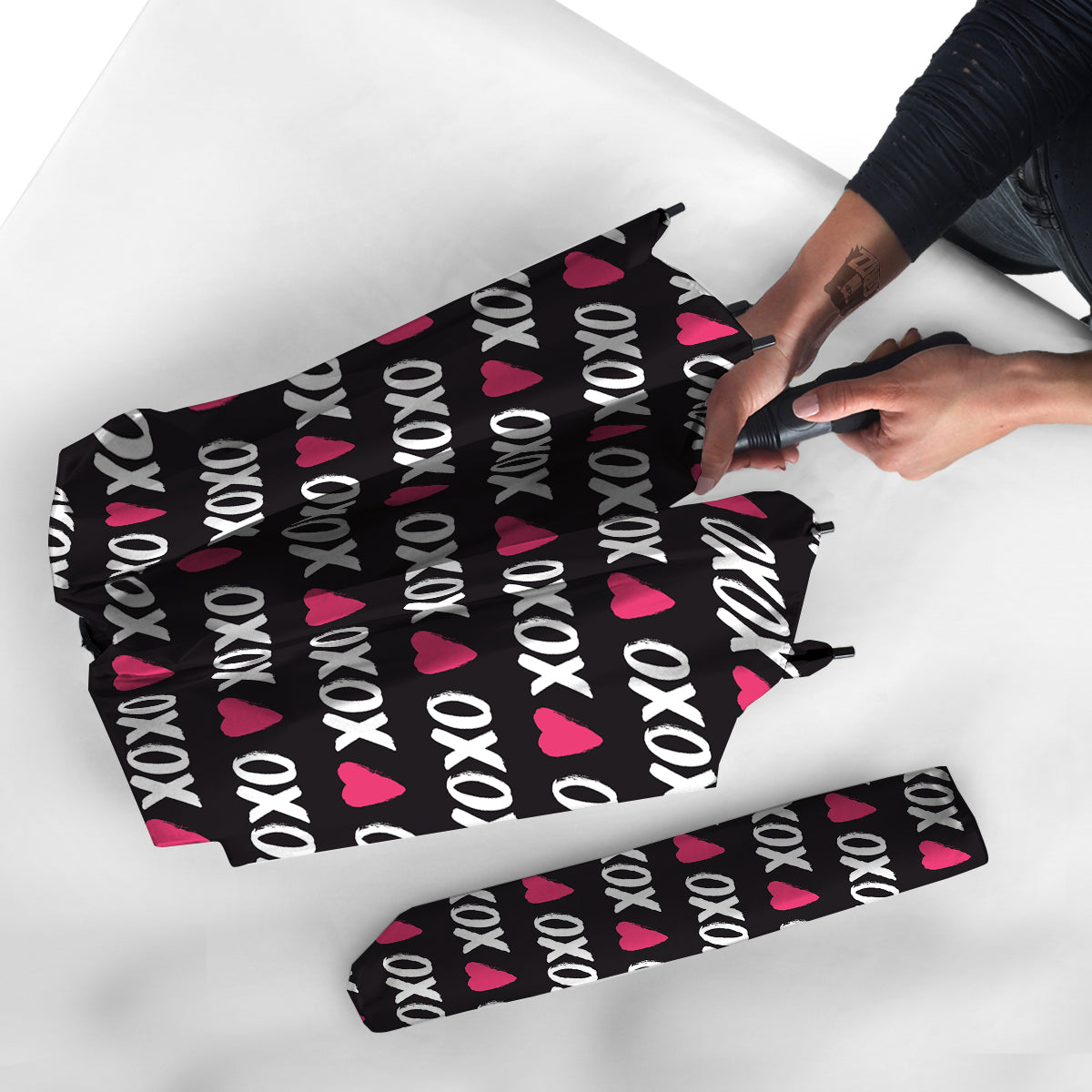 XOXO Valentine's Day Print Pattern Umbrella-grizzshop