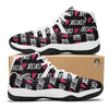 XOXO Valentine's Day Print Pattern White Bball Shoes-grizzshop