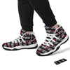 XOXO Valentine's Day Print Pattern White Bball Shoes-grizzshop