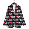 XOXO Valentine's Day Print Pattern Women's Blazer-grizzshop