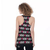 XOXO Valentine's Day Print Pattern Women's Racerback Tank Top-grizzshop