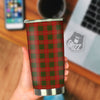 Xmas Plaid Print Pattern Tumbler-grizzshop