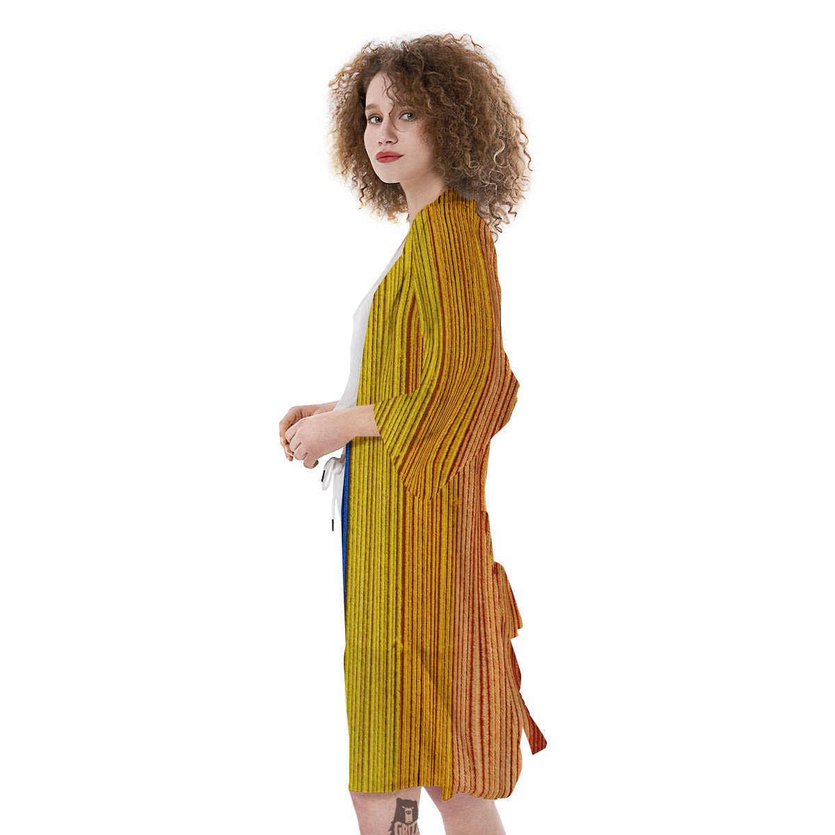 Yarn Colorful Print Kimono-grizzshop