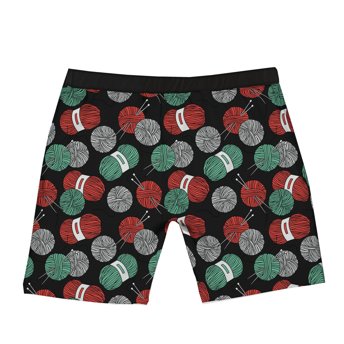 Yarn Knitting Print Pattern Boxer Briefs-grizzshop