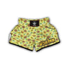 Yellow Avocado Muay Thai Boxing Shorts-grizzshop