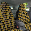 Yellow Bus Print Pattern Car Seat Covers-grizzshop