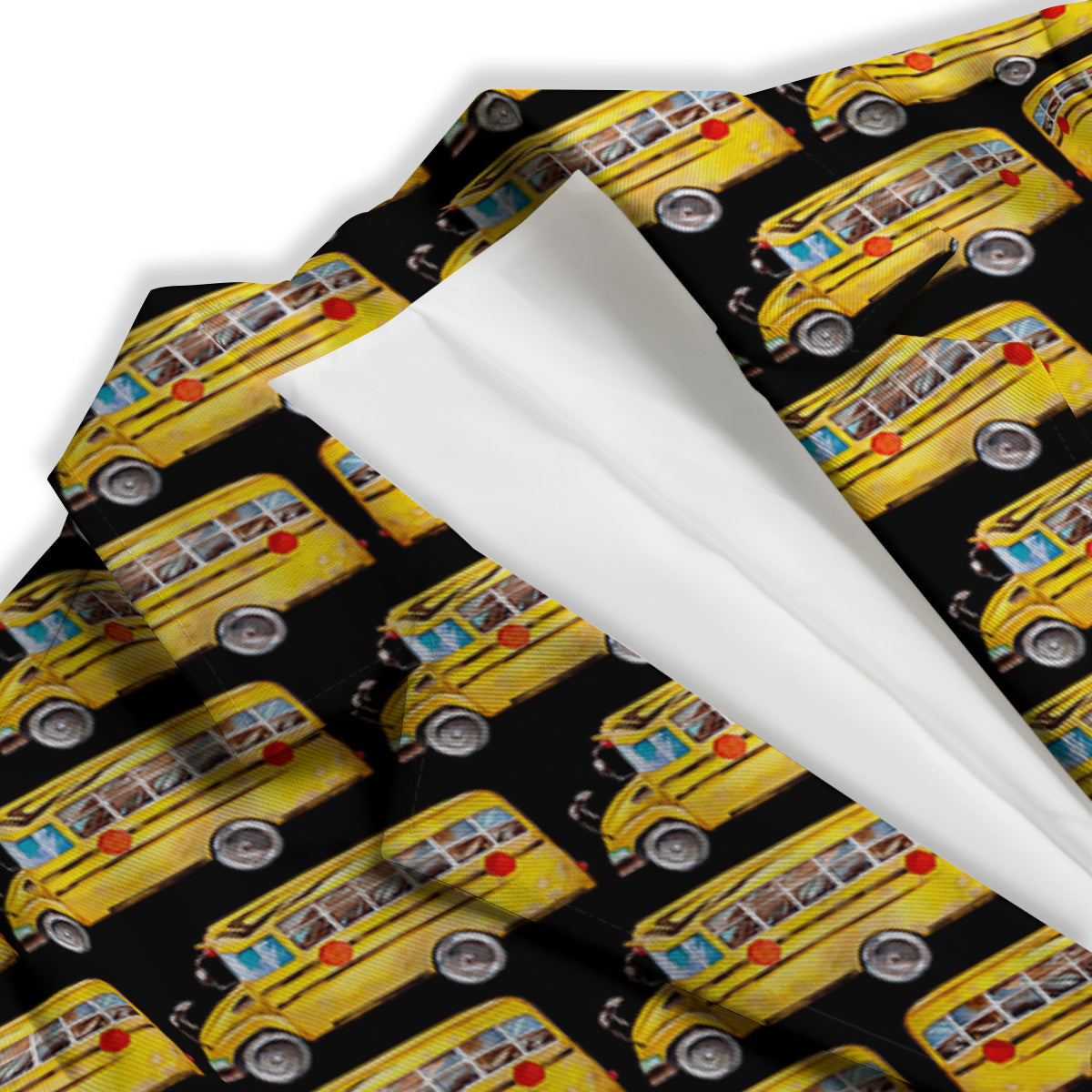 Yellow Bus Print Pattern Women's Blazer-grizzshop