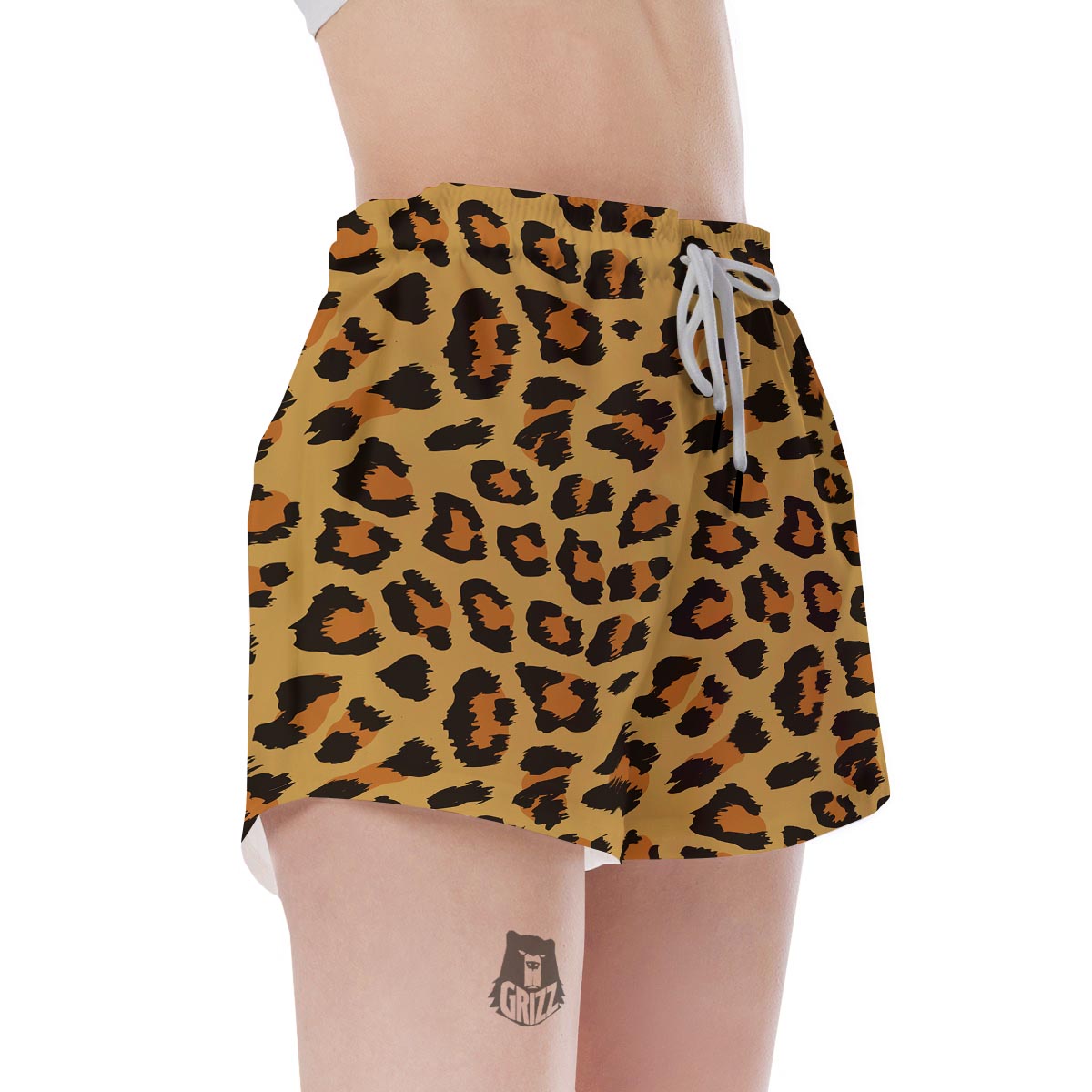 Yellow Cheetah Women's Shorts-grizzshop