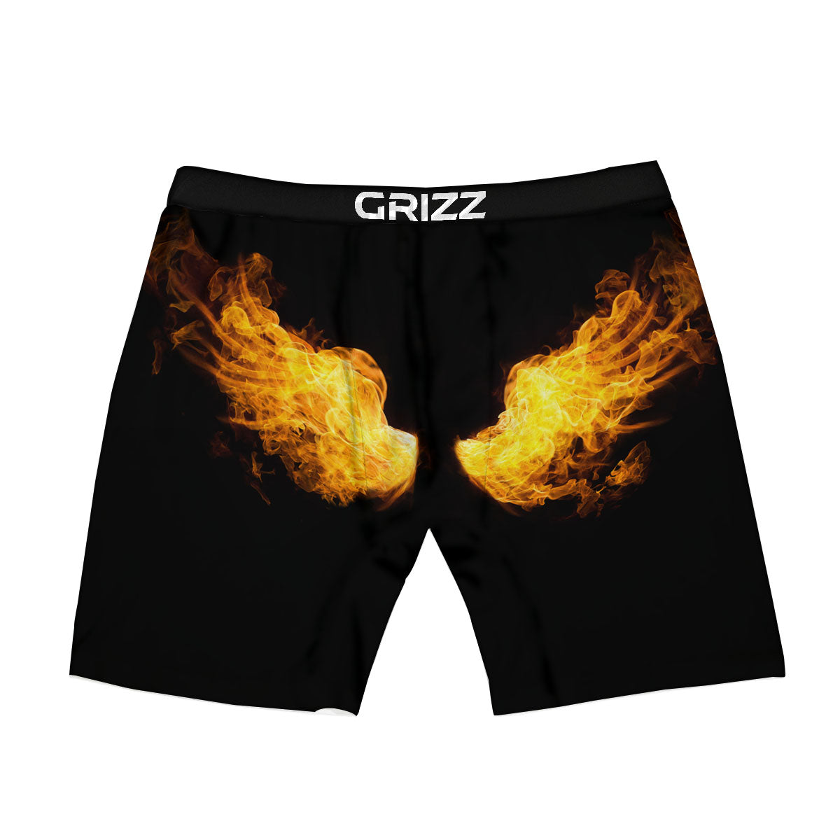 Yellow Crazy Emoji Print Pattern Boxer Briefs-grizzshop