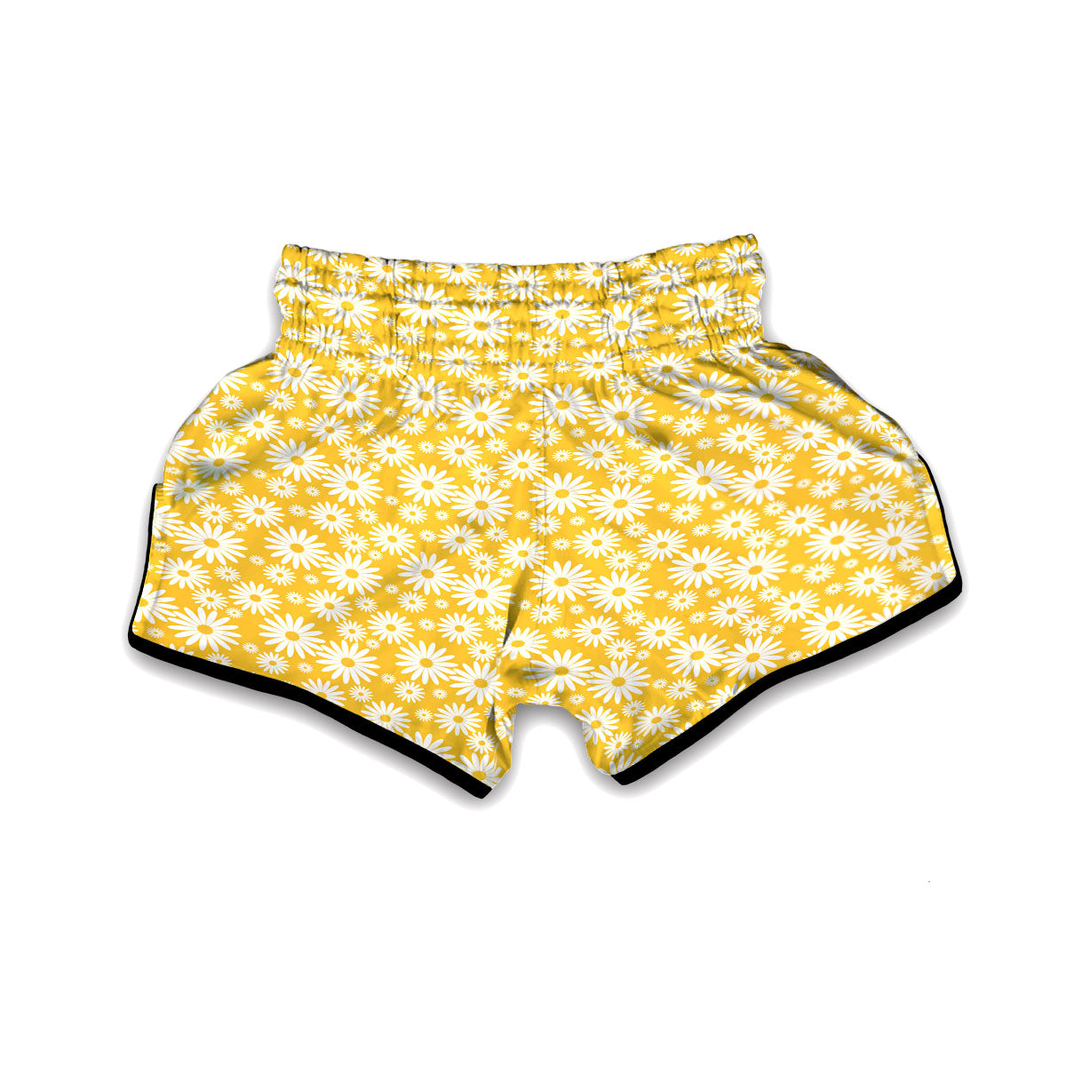 Yellow Daisy Muay Thai Boxing Shorts-grizzshop