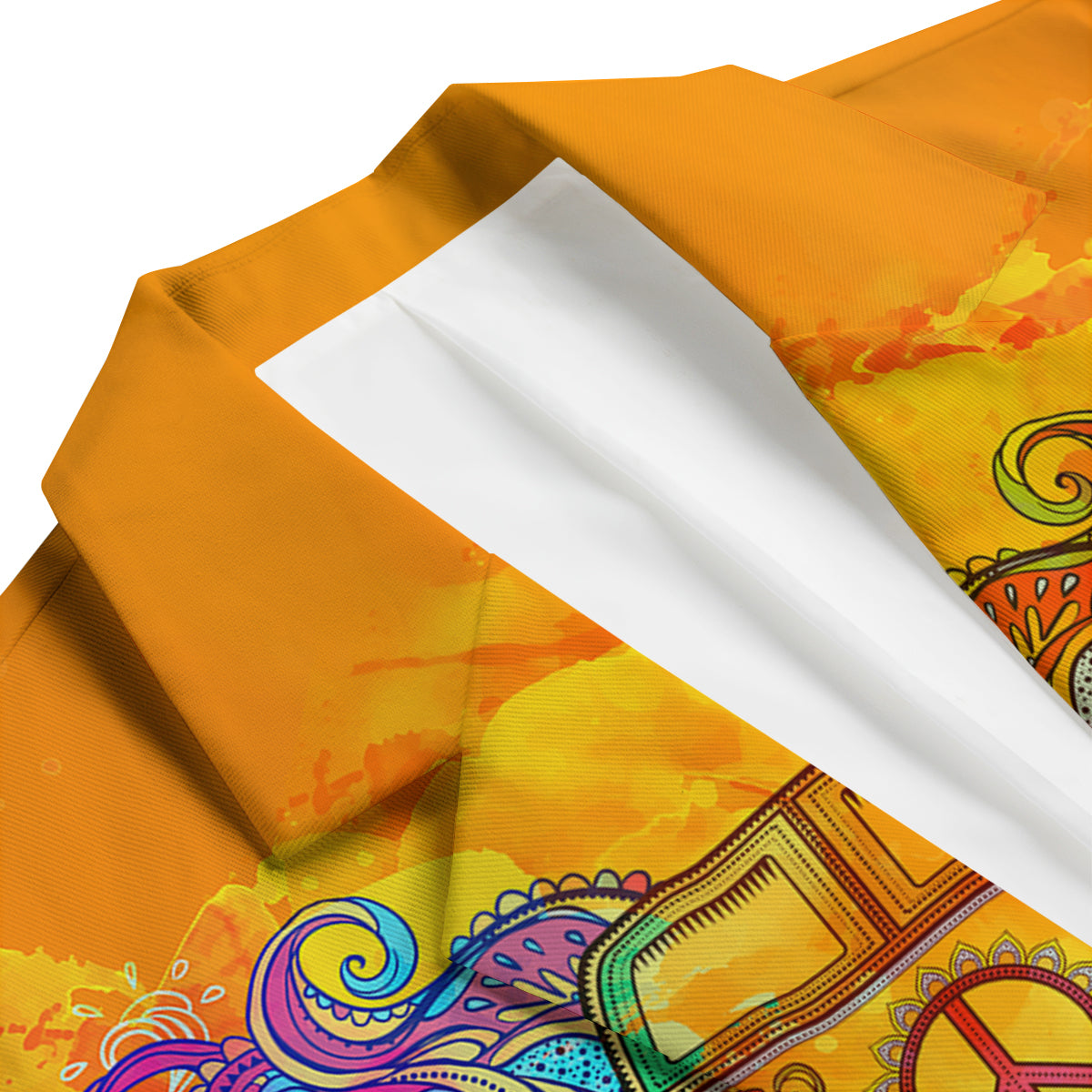 Yellow Hippie Van Men's Blazer-grizzshop