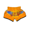 Yellow Hippie Van Muay Thai Boxing Shorts-grizzshop