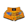 Yellow Hippie Van Muay Thai Boxing Shorts-grizzshop