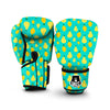 Yellow Lemon And Pear Print Pattern Boxing Gloves-grizzshop