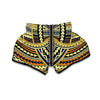 Yellow Maori Tribal Muay Thai Boxing Shorts-grizzshop