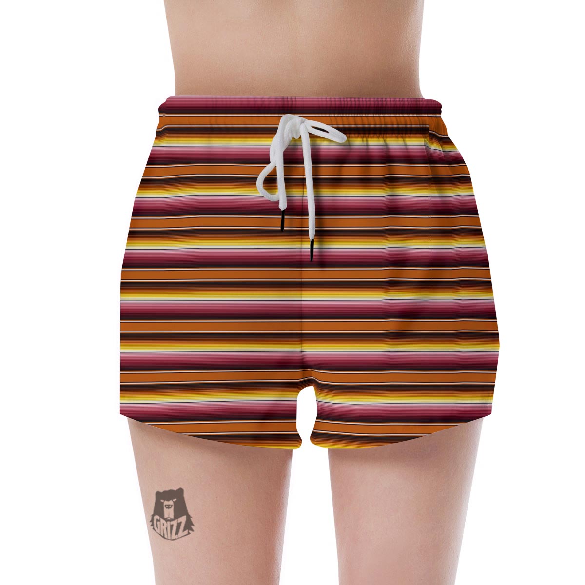 Yellow Mexican Baja Women's Shorts-grizzshop