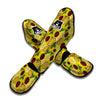 Yellow Passion Fruit Print Pattern Muay Thai Shin Guards-grizzshop