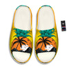 Yellow Pineapple Aloha Tropical Island Print Sandals-grizzshop