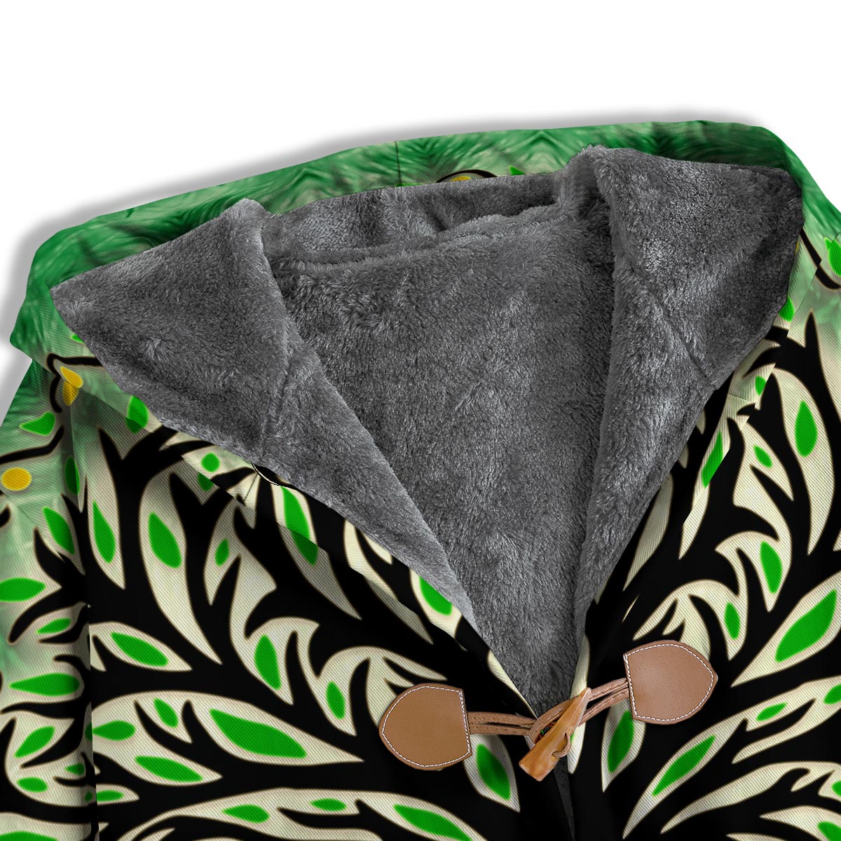 Yggdrasil Moon And Sun Print Men's Windbreaker Jacket-grizzshop