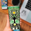 Yggdrasil Moon And Sun Print Tumbler-grizzshop