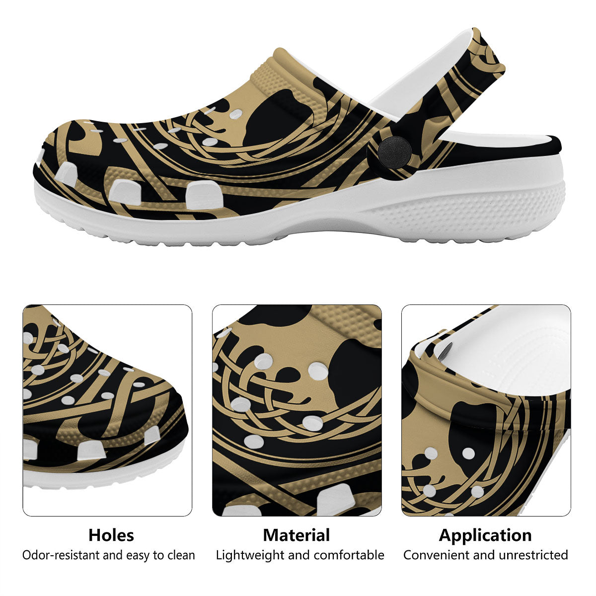 Yggdrasil Scandinavian Print Clog-grizzshop