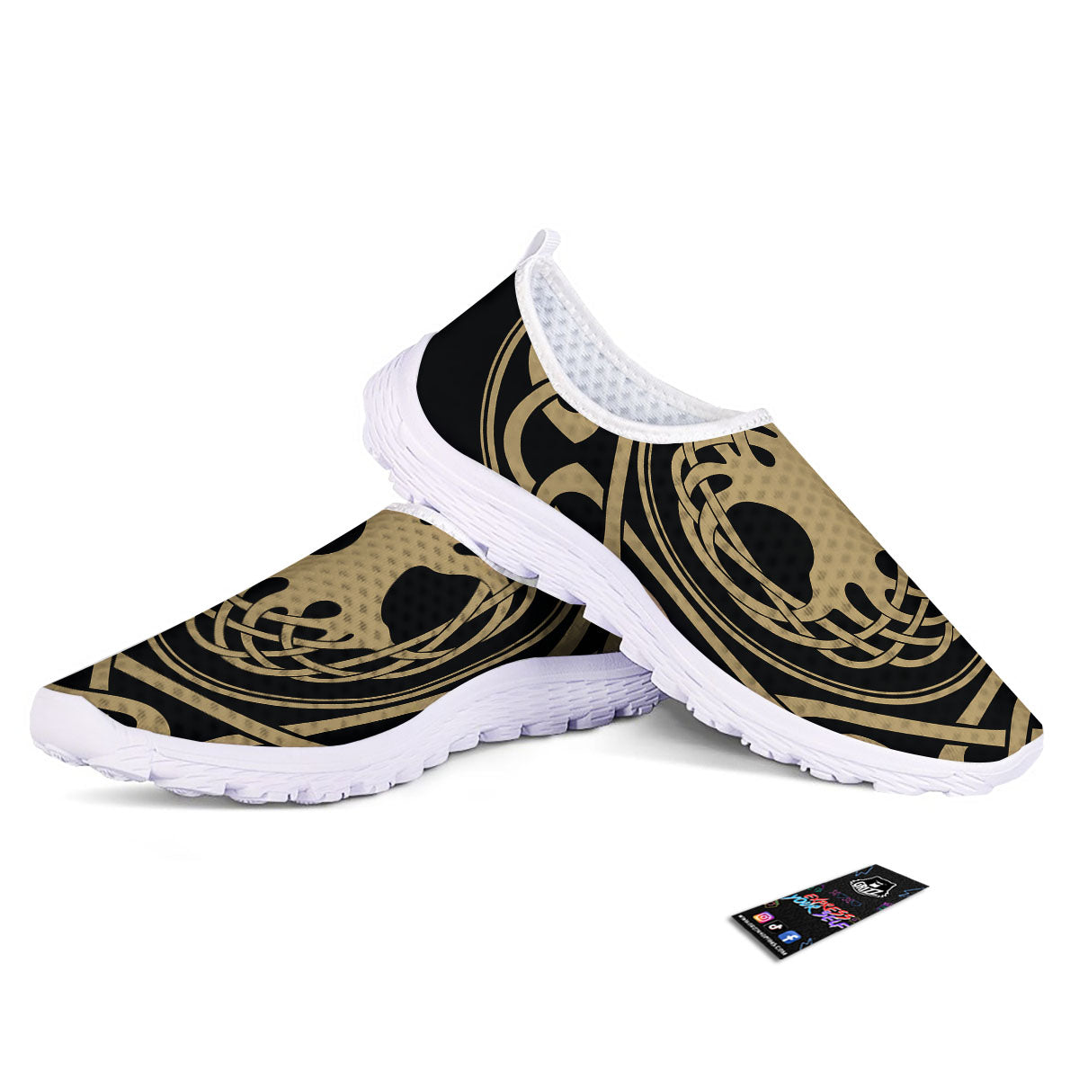 Yggdrasil Scandinavian Print Nurse Shoes-grizzshop