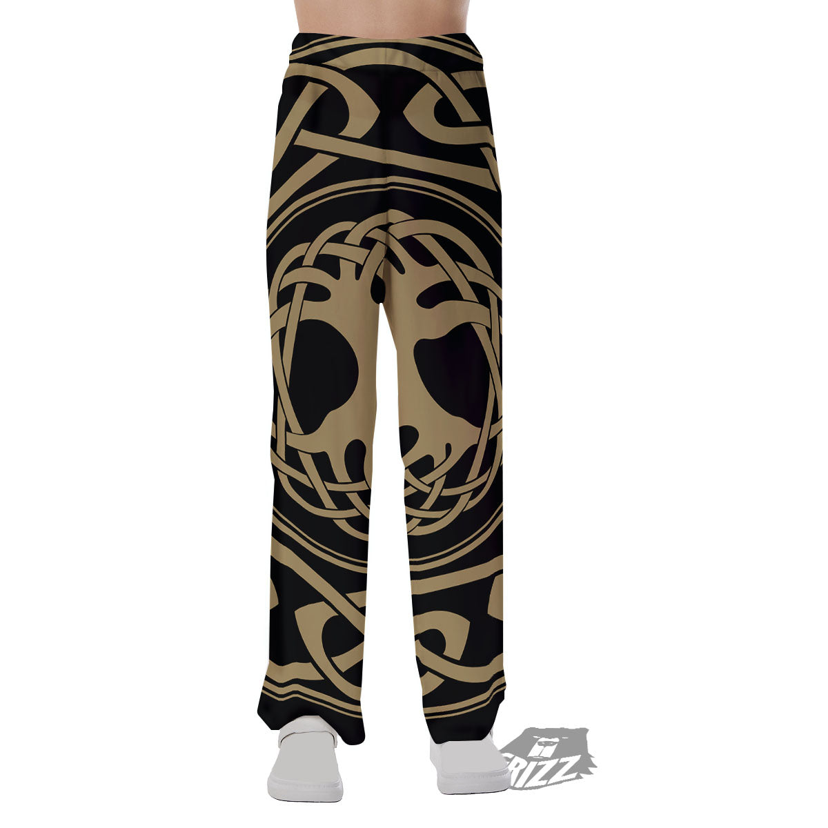Yggdrasil Scandinavian Print Pajama Pants-grizzshop
