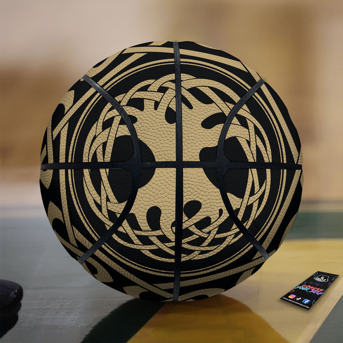 Zodiac Sign Vintage Gemini Print Basketball