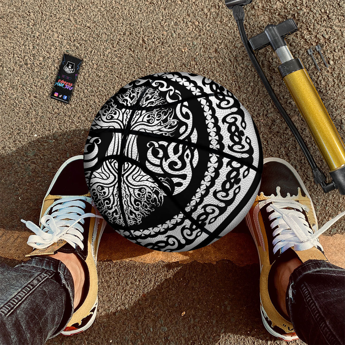 Yggdrasil Tree Ancient Print Basketball
