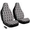 Yin Yang Black And White Cat Sleep Print Pattern Car Seat Covers-grizzshop