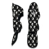 Yin Yang Black Pattern Print Muay Thai Shin Guards-grizzshop