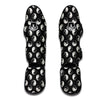 Yin Yang Black Pattern Print Muay Thai Shin Guards-grizzshop