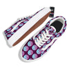 Yin Yang Blue And Purple Print Skate Shoes-grizzshop