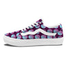 Yin Yang Blue And Purple Print Skate Shoes-grizzshop