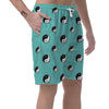 Yin Yang Blue Pattern Print Men's Shorts-grizzshop