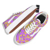 Yin Yang Colorful Flowers Print Skate Shoes-grizzshop