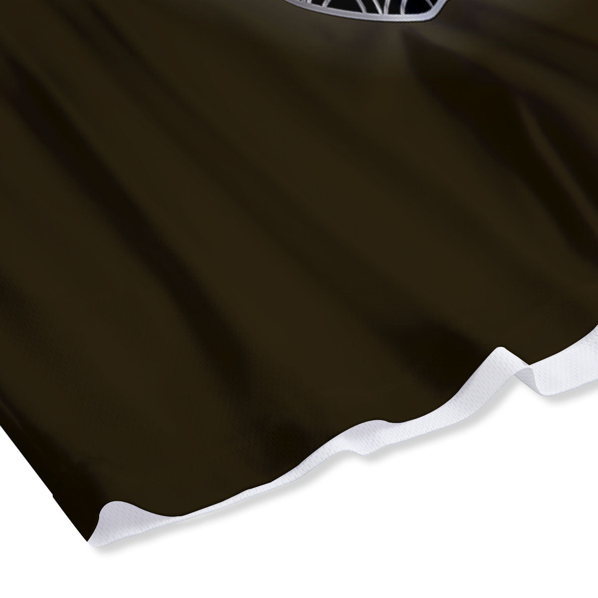 Yin Yang Flower Grey And Gold Print Mesh Shorts-grizzshop